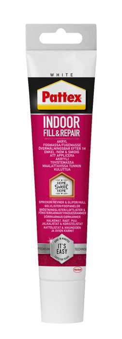 Akrylfog Fill & Repair Vit 50 ml Pattex